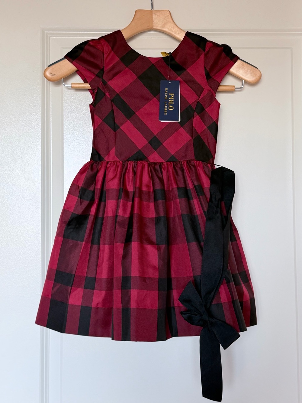 Polo Ralph Lauren NWT Plaid Taffeta Dress Size 5